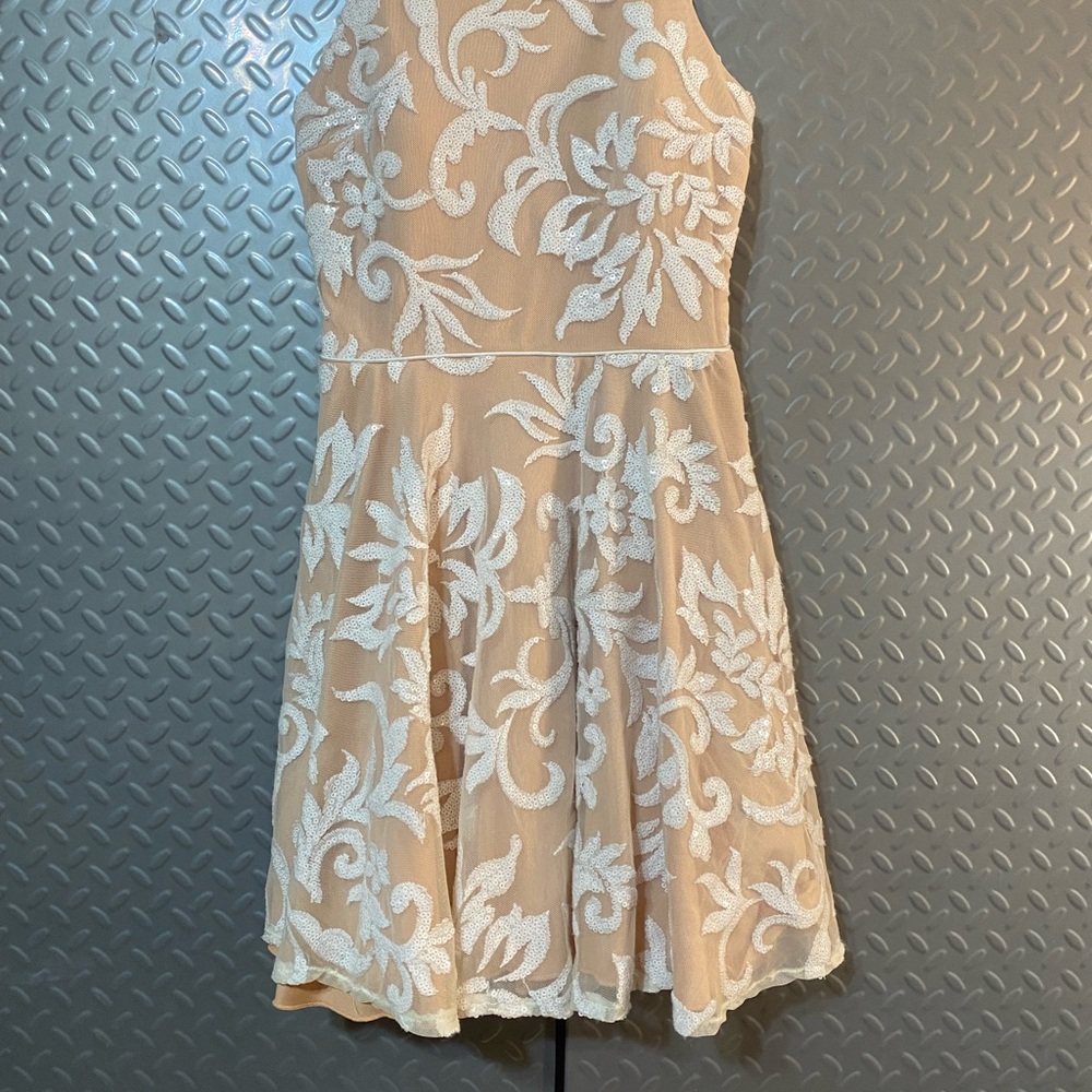 Jodie Kristopher Elegant Cream Floral Dress